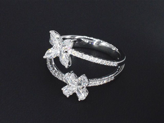 Witgouden ring met diamanten 1.30 carat - afbeelding 5 van  8