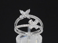 Witgouden ring met diamanten 1.30 carat - afbeelding 6 van  8