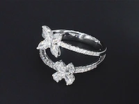 Witgouden ring met diamanten 1.30 carat - afbeelding 6 van  10