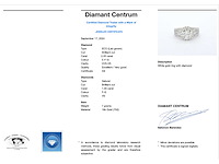 Witgouden ring met diamanten en briljant geslepen diamant 2.00 carat - afbeelding 3 van  8