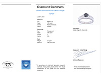 Witgouden ring met diamanten en een zwarte diamant - afbeelding 3 van  8
