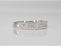 Witgouden ring met diamanten - afbeelding 4 van  7