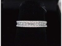 Witgouden ring met diamanten - afbeelding 5 van  7