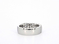 Witgouden ring met diamanten - afbeelding 8 van  10