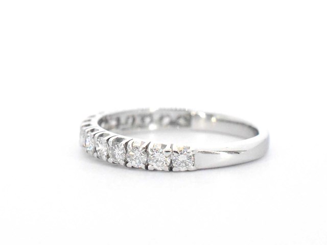 Witgouden ring met diamanten - afbeelding 7 van  10