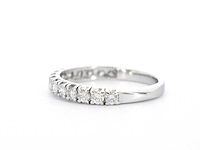 Witgouden ring met diamanten - afbeelding 7 van  10