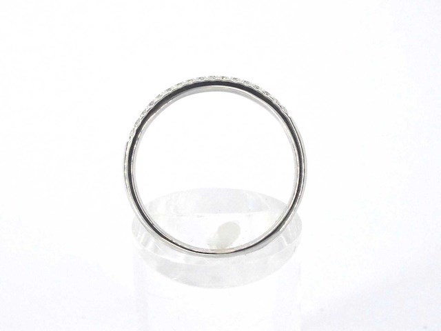 Witgouden ring met diamanten - afbeelding 2 van  10