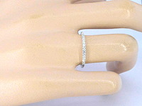 Witgouden ring met diamanten - afbeelding 3 van  10