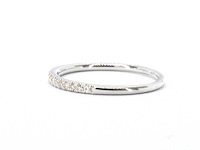 Witgouden ring met diamanten - afbeelding 5 van  10