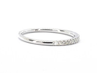 Witgouden ring met diamanten - afbeelding 6 van  10