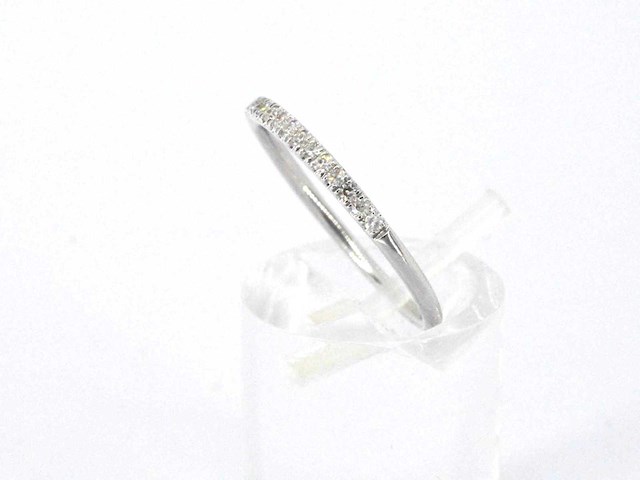 Witgouden ring met diamanten - afbeelding 9 van  10