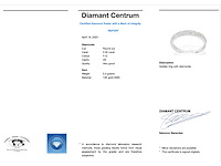 Witgouden ring met diamanten - afbeelding 3 van  10