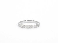 Witgouden ring met diamanten - afbeelding 7 van  10