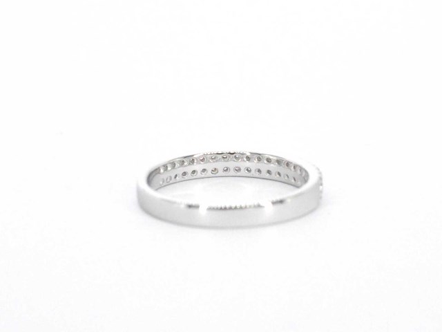 Witgouden ring met diamanten - afbeelding 8 van  10