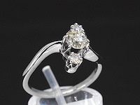Witgouden ring met diamanten - afbeelding 5 van  8