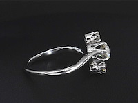 Witgouden ring met diamanten - afbeelding 6 van  8