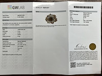 Witgouden ring met diamanten - afbeelding 2 van  12