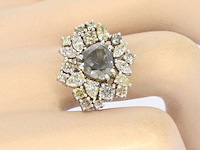 Witgouden ring met diamanten - afbeelding 5 van  12