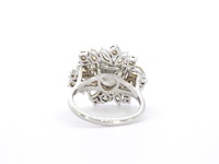 Witgouden ring met diamanten - afbeelding 10 van  12