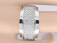 Witgouden ring met diamanten - afbeelding 4 van  11