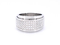 Witgouden ring met diamanten - afbeelding 8 van  11