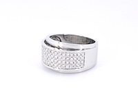 Witgouden ring met diamanten - afbeelding 10 van  11