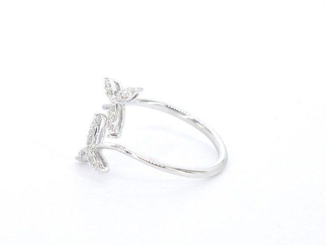 Witgouden ring met diamanten - afbeelding 7 van  11