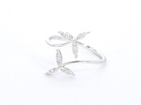 Witgouden ring met diamanten - afbeelding 8 van  11