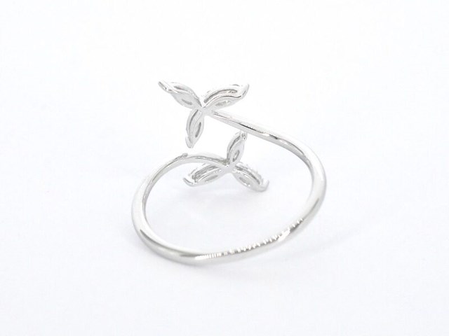 Witgouden ring met diamanten - afbeelding 9 van  11