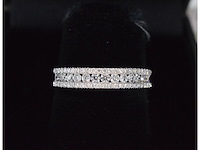 Witgouden ring met diamanten - afbeelding 4 van  6