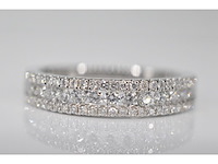 Witgouden ring met diamanten - afbeelding 6 van  6