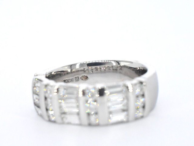 Witgouden ring met diamanten - afbeelding 10 van  11