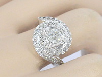 Witgouden ring met diamanten - afbeelding 4 van  11