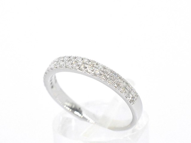 Witgouden ring met diamanten - afbeelding 5 van  11