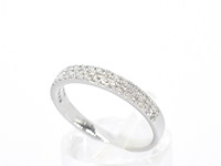 Witgouden ring met diamanten - afbeelding 5 van  11