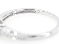 Witgouden ring met diamanten - afbeelding 9 van  10