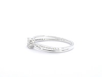 Witgouden ring met diamanten - afbeelding 7 van  11