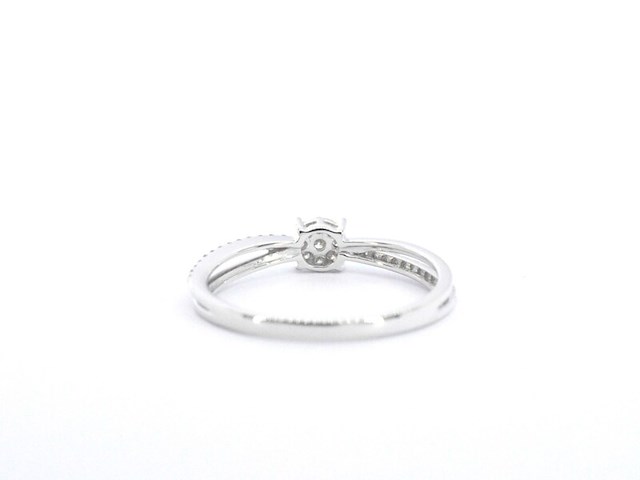 Witgouden ring met diamanten - afbeelding 9 van  11