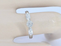 Witgouden ring met diamanten - afbeelding 2 van  9