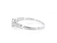 Witgouden ring met diamanten - afbeelding 5 van  9