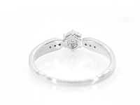 Witgouden ring met diamanten - afbeelding 6 van  9