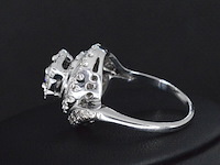 Witgouden ring met diamanten - afbeelding 4 van  5