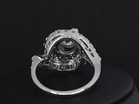 Witgouden ring met diamanten - afbeelding 5 van  5