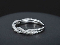 Witgouden ring met diamanten - afbeelding 5 van  9