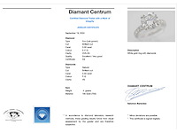 Witgouden ring met een briljant geslepen diamant van 3.00 carat - afbeelding 3 van  7