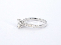 Witgouden ring met een briljant van 1.00 carat - afbeelding 5 van  8