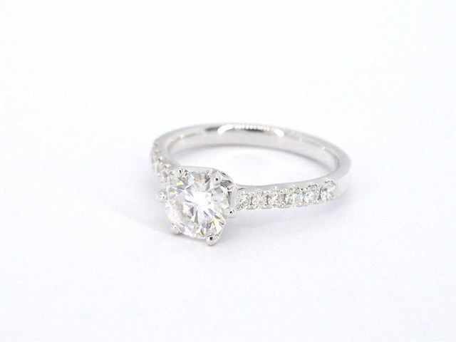 Witgouden ring met een briljant van 1.00 carat - afbeelding 6 van  8