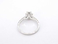 Witgouden ring met een briljant van 1.00 carat - afbeelding 8 van  8