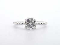 Witgouden ring met een diamant van 1.00 carat