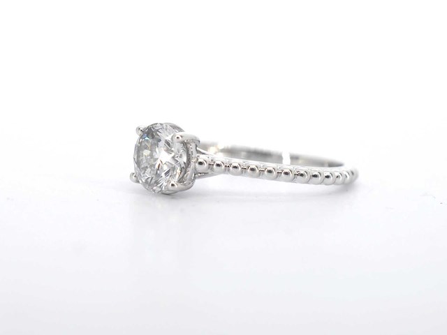 Witgouden ring met een diamant van 1.00 carat - afbeelding 4 van  9